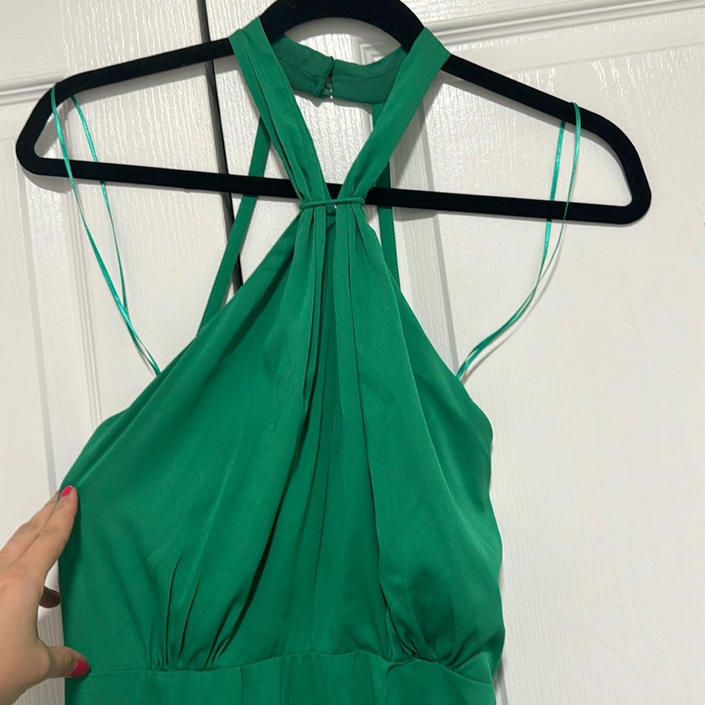 Halter key hole top maxi dress